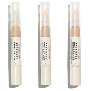 Lot of 3 Makeup Revolution London Fast Base Concealer C5 New Sealed